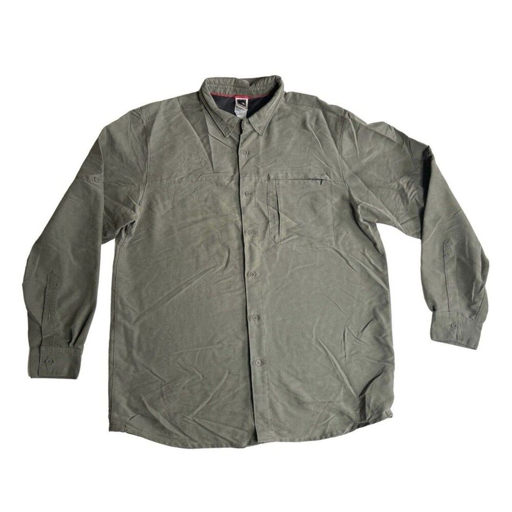 The North Face Men's Button Down Shirt Sz Xl Hunting Utility Workwear Rugged